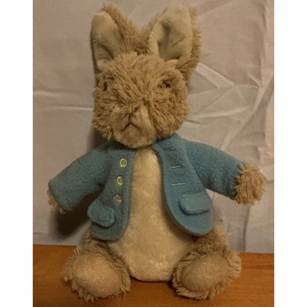 Gund Peter Rabbit Easter 8" Blue Coat Beatrix Potter Stuffed Plush Toy Soft